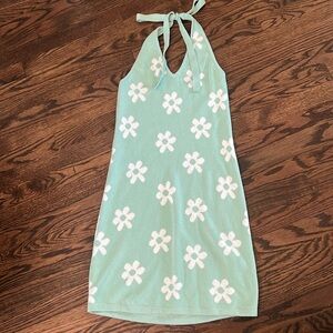 Hollister knit dress with white flowers!